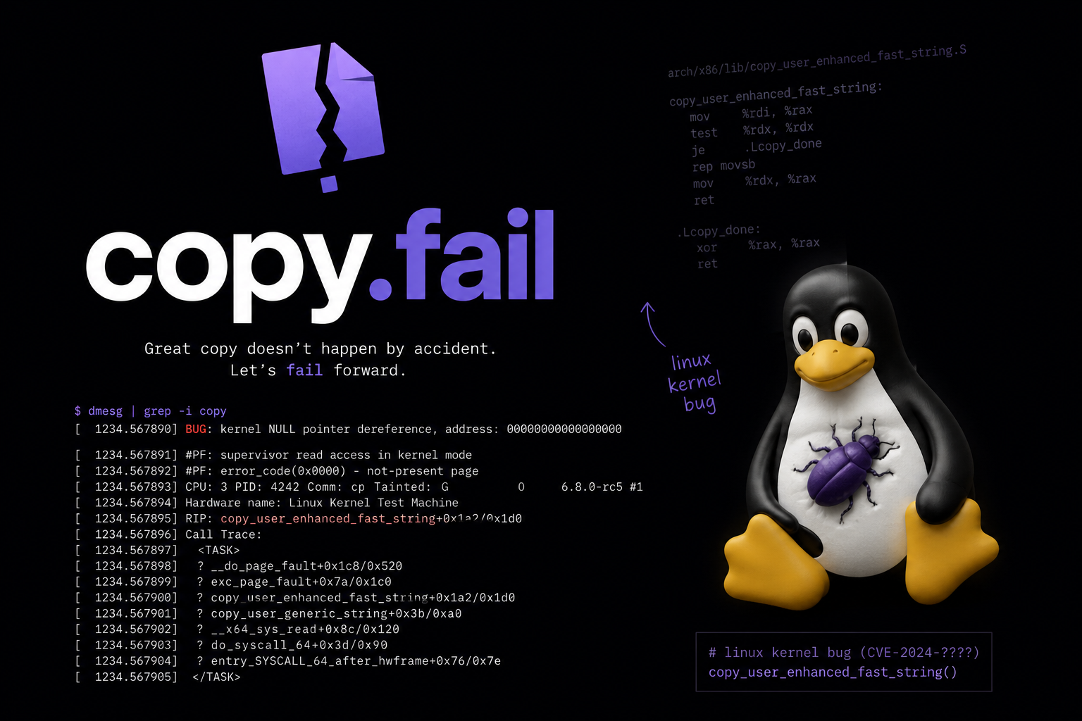Copy Fail (CVE-2026-31431): وقتی رم دروغ می‌گه